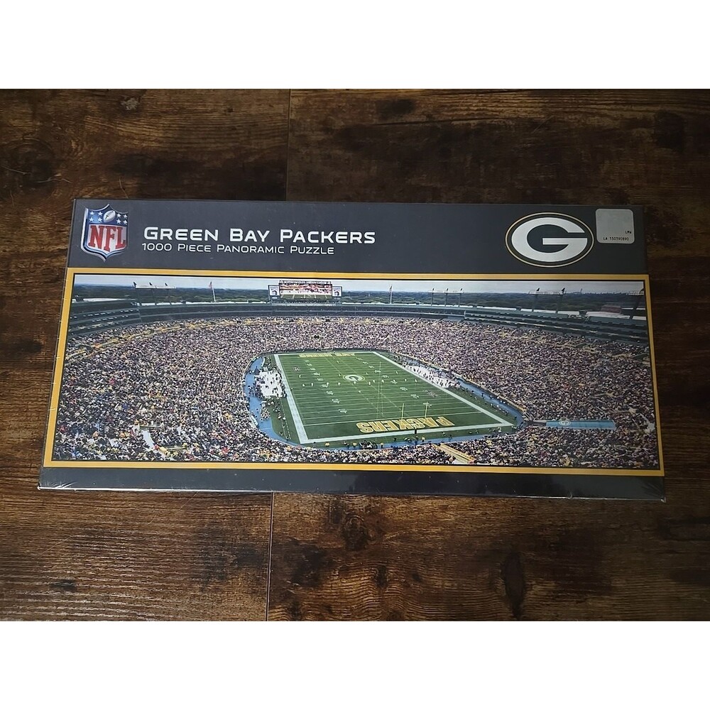Green Bay Packers Lambeau Field Panoramic 1000 Piece Jigsaw Puzzle NEW SEALED!!!